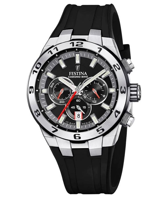 FESTINA Montre Homme  - F20671-6 Bracelet R&eacute;sine Noir
