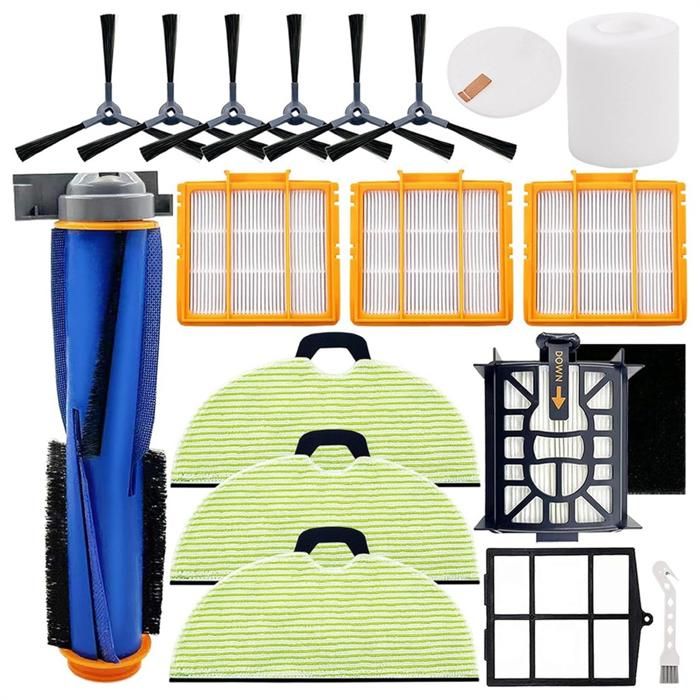 Pièces de Rechange pour Shark AV2610WA RV2610WA Matrix plus 2-En-1 Robot Aspirateur Brosse Latérale Principale Filtre Vadrouilles