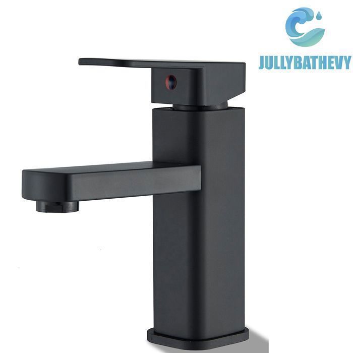 Robinet Mélangeur Cuisine MGS ER289 - Acier Noir Mat - Levier Unique - Hauteur 180 Mm (neuf)