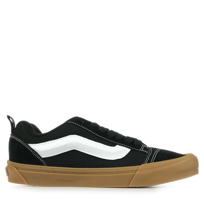 Baskets unisexe - Vans - Knu Skool - Noir - Lacets - Textile