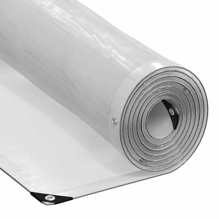 Vidaxl Bâche transparente avec œillets 2x6 m polyéthylène bâche claire 4018551