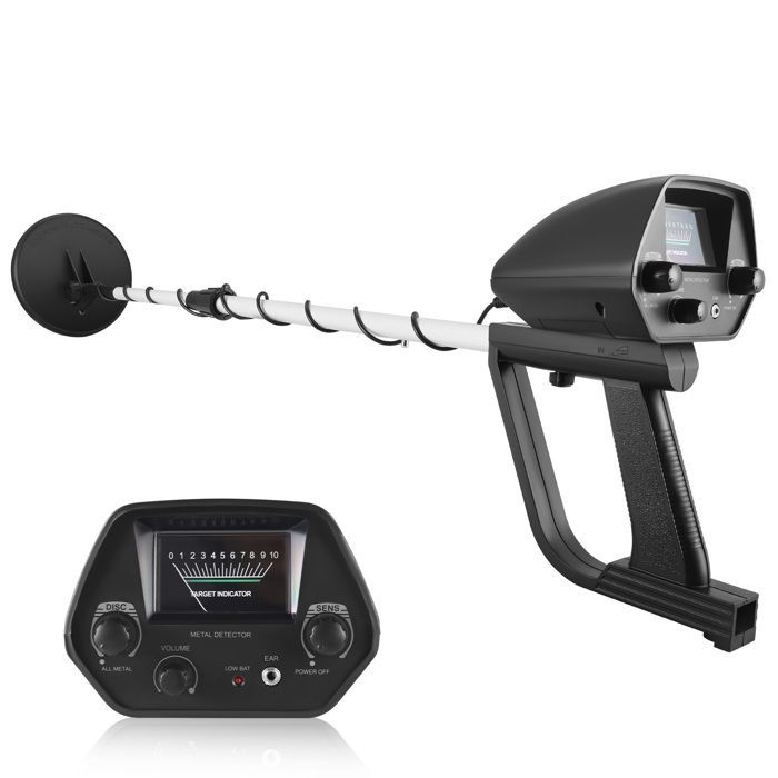 HIUYRFS Détecteurs de Métaux avec Batterie Rechargeable, Réglables de