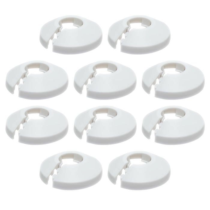 Lot De 2 Manchons De Tuyaux De Radiateur Chromés Colliers 15 Mm