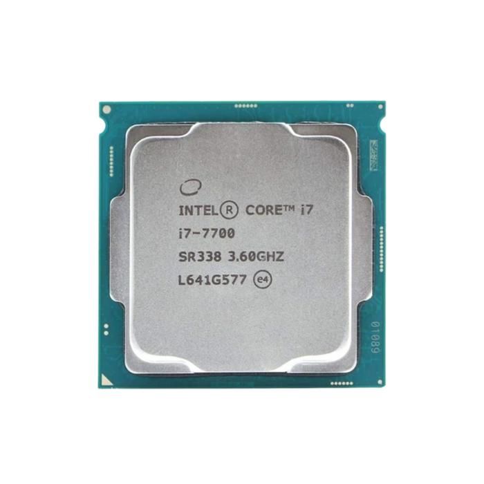 Core i7-7700 CPU Socket LGA 1151 4 cœurs 8 threads 3.6 GHz 8 Mo cache L3 65W Reconditionné - Intel reconditionné disponible sur Cdiscount Seconde Vie