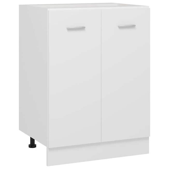 Meuble bas - vidaXL - Lyon - Blanc - Bois dingénierie - 60x46x815 cm