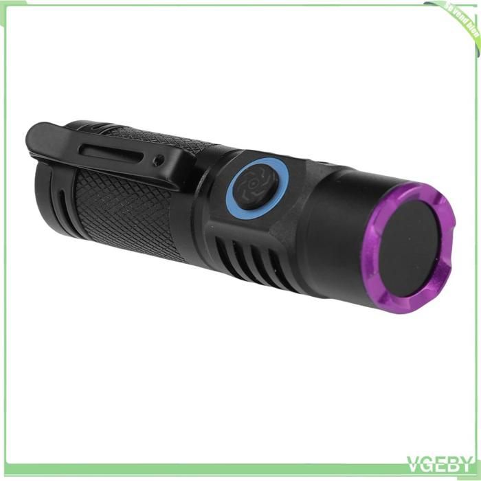 Lampe torche UV - FAFEICY - 365 nm - Alliage daluminium - Haute luminosité - Portable compact