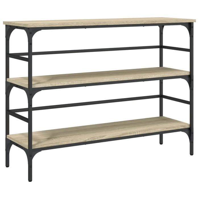 VENTE-FLASH Table console pour couloir - chêne sonoma 100x32x75 cm - bois dingénierie(17306839049)VIDAXL