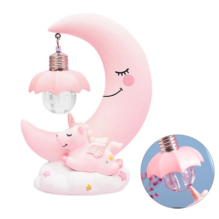 Veilleuse 11x15cm veilleuse licorne lune - Aueq - cadeaux créatifs mignons ornements de décoration de la maison veilleuse led arti