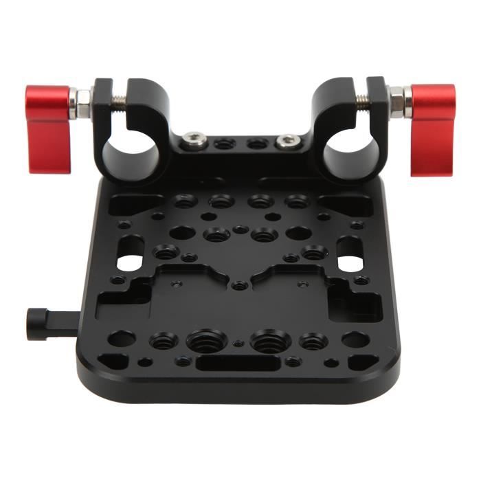 Plaque De Batterie à Montage En V Nitze Avec Pince à Tige De 15 Mm