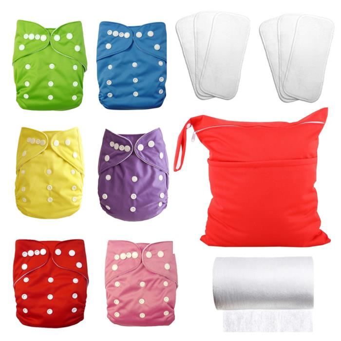 Petit Marin Pack Couches Lavables Bambou 6x Couches Reutilisables Ecologiques Avec Insert Lavable Rouleau De Feuilles Et Sac Achat Vente Couche Lavable 0728943085358 Soldes Sur Cdiscount Des Le 20 Janvier Cdiscount