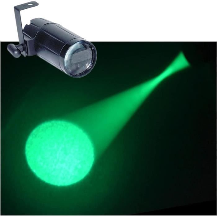 Fdit 12W LED Spot Faisceau Étroite Lumière Blanche - Projecteur Scène Mini Spot LED Pour Discothèque, Mariage, Club