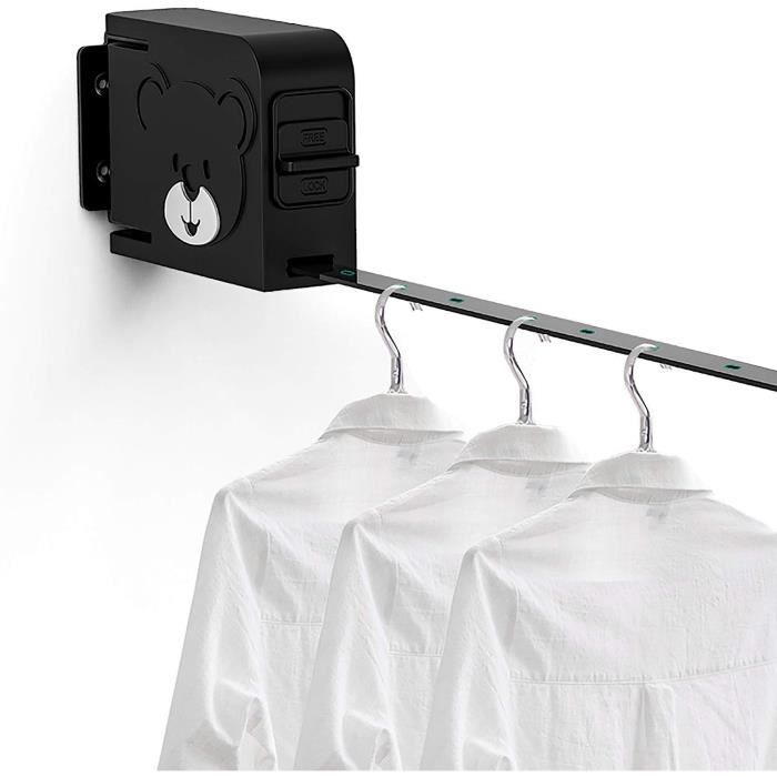 Étendoir à linge extensible - Séchoir mural - 4,2 m