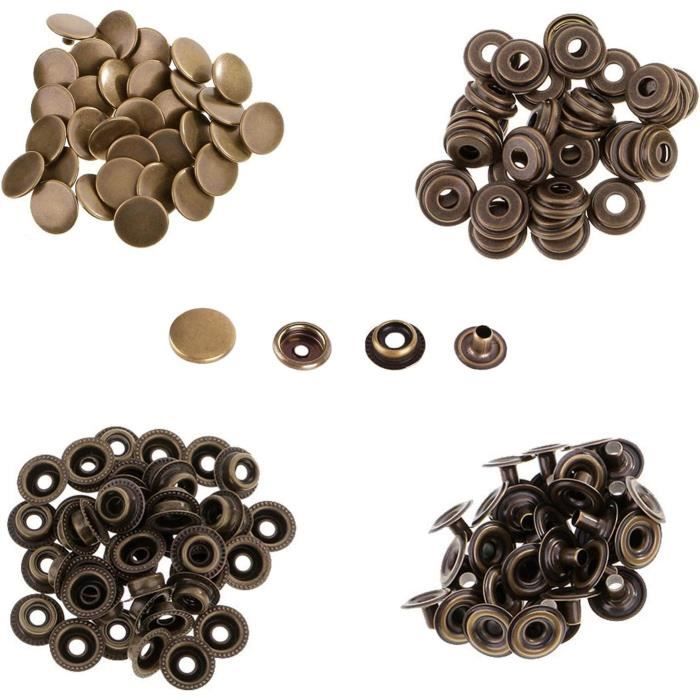 50 Pièces Aimants Boutons De Couture Invisibles 1.5cm - Fermetures Magnétiques Pour Sacs, Vêtements Et DIY