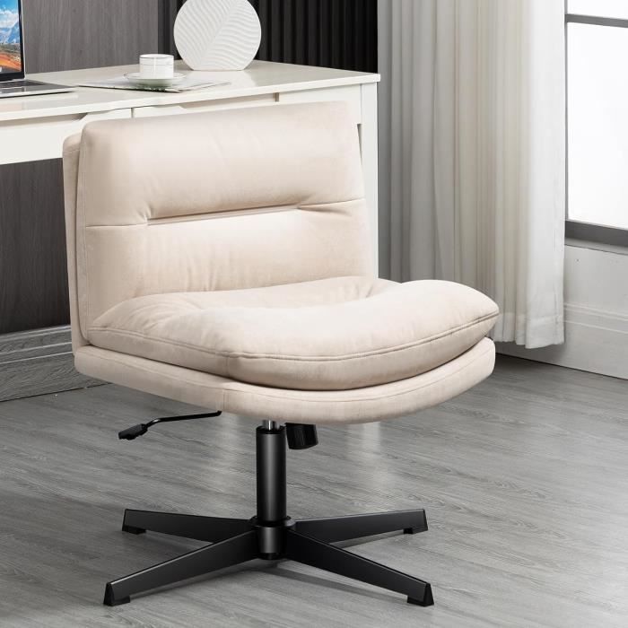 Chairus Enfant Chaise De Bureau Pivotante En Fausse Fourrure Ergonomique Réglable En Hauteur Chaise De Chambre (Colorée
