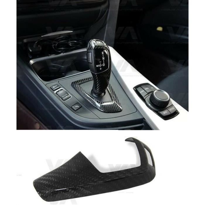 Pommeau De Levier De Vitesse Konuooer Pour BMW Série 1 F20 F21 (2011-2016) – 6 Vitesses, Avec Manchon En Cuir – Installation Facile