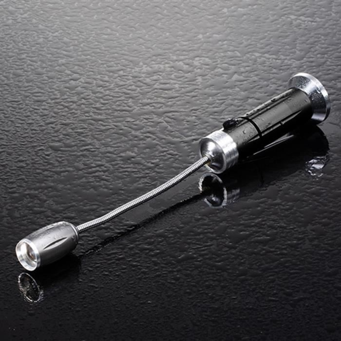 Lampe Barbecue Magnétique LED Rechargeable - Col De Cygne Flexible Étanche Résistante Chaleur