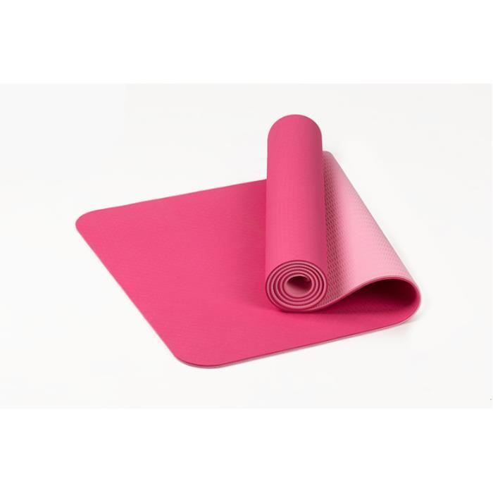 Tapis De Sport Antidérapant 180x50 Cm – Mousse Haute Densité, Double Face Antidérapante, Pour Fitness, Pilates, Yoga