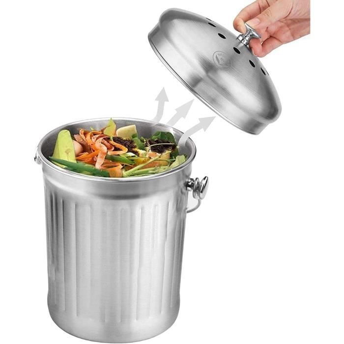 Bac à compost en acier inoxydable : stocker les déchets de cuisine sans  odeurs - Hagen Grote GmbH