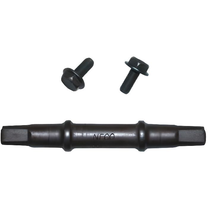 Axe de pédalier carré JIS (longueur 127,5 mm) - Bécanerie