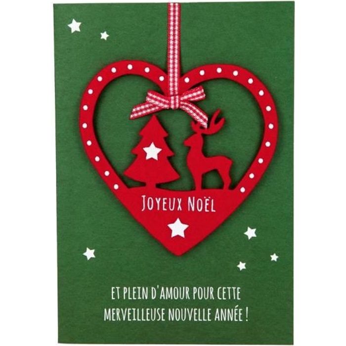 Carte De Voeux - Fêtes de Fin D'annee - Joyeux Noel Et Bonne Annee Plein  D'Amour