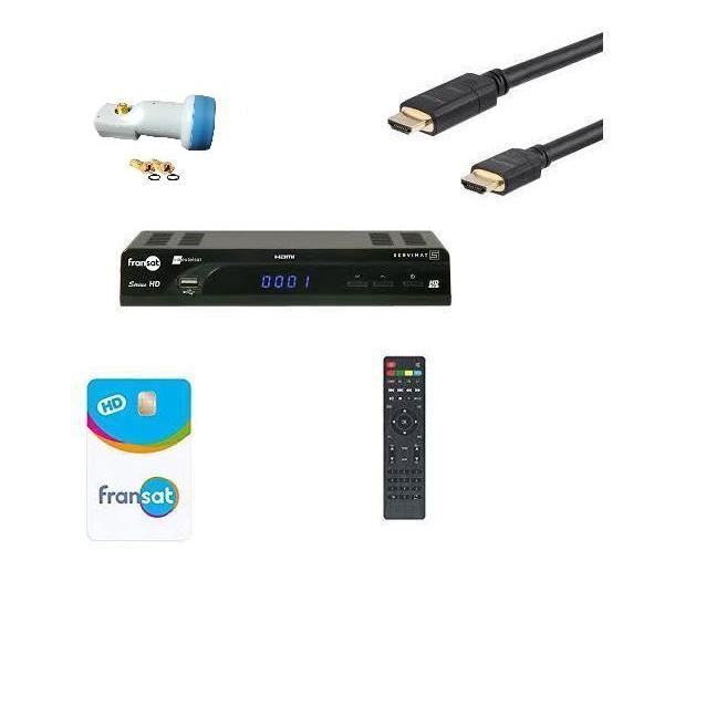 Triax THR7610 Récepteur TV Satellite HD + Carte Viacess