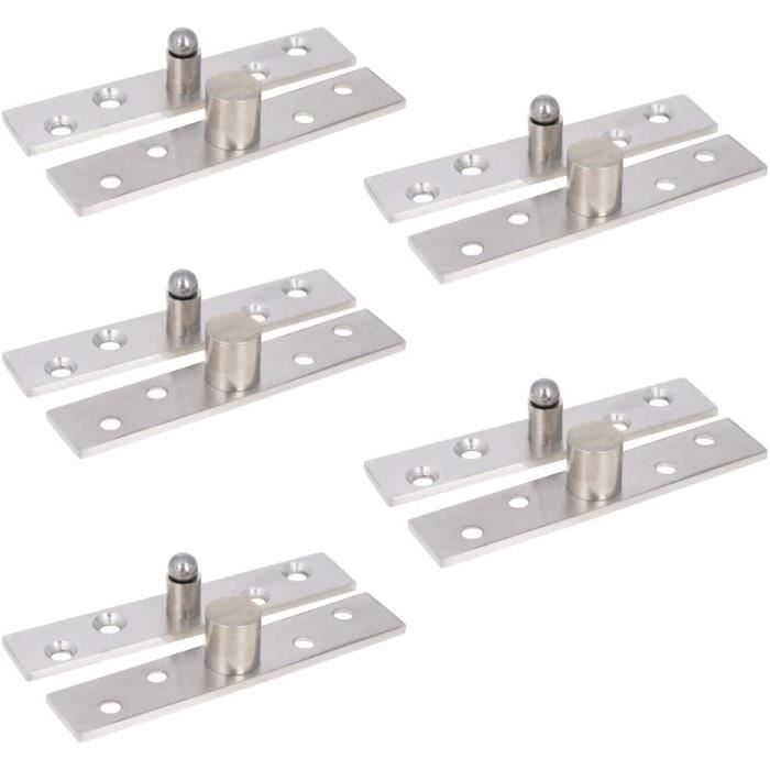 Base Pivotante De Siège - DILWE - 6in - Acier Inoxydable - Revêtement