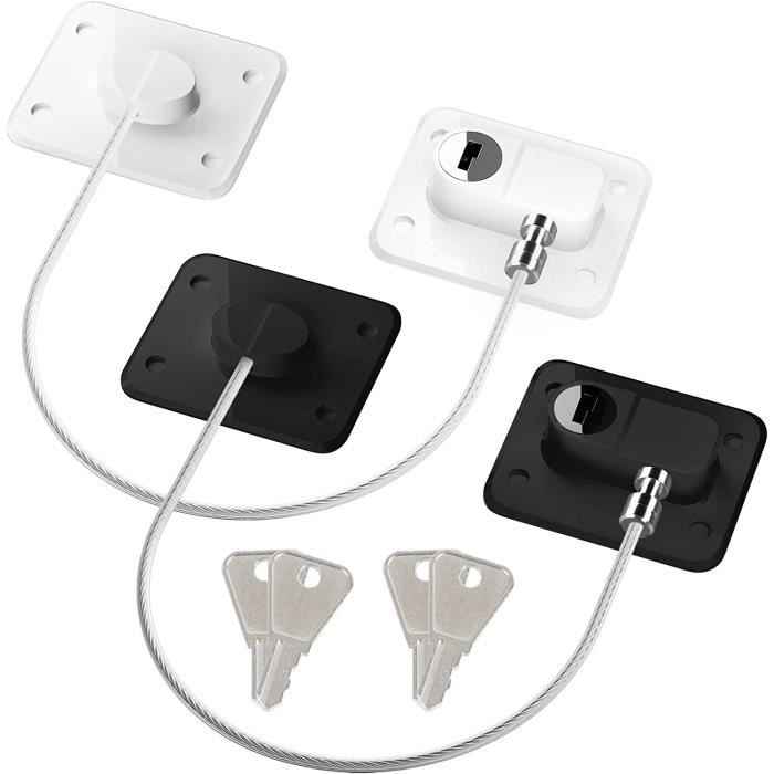 Verrou De Sécurité Pour Réfrigérateur, 4 Pièces, Serrure De Porte De