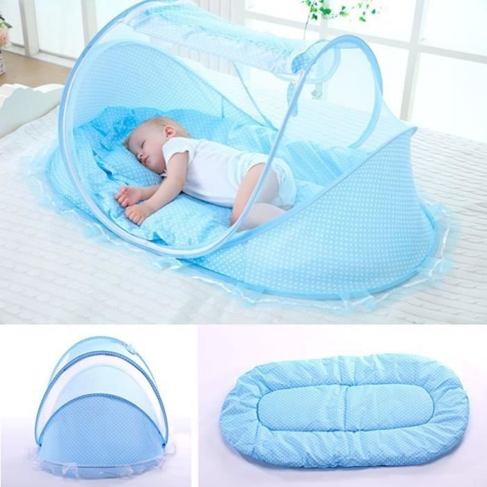 Tente de moustique de voyage de lit de berceau de lit de bébé de lit de 