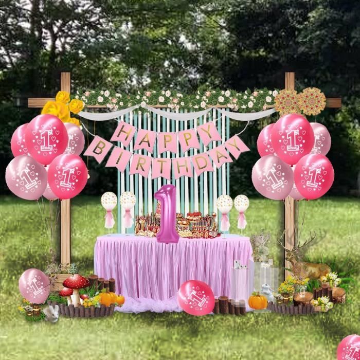 Buwant Premieres Decorations D Anniversaire Pour Fille 1er Bebe Fille Rose Numero 1 Ballon Joyeux Anniversaire Banniere 8 Ros Achat Vente Ballon Decoratif Cdiscount Buwant Premieres Decorations D Anniversaire Pour Fille 1er Bebe Fille Rose Numero 1 Ballon Joyeux Anniversaire Banniere 8 Ros Achat Vente Ballon Decoratif Cdiscount