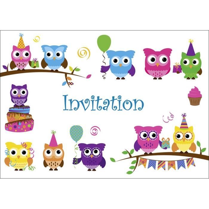 Edition Colibri (10963 FR Lot de 10 Cartes d'invitation SUPER