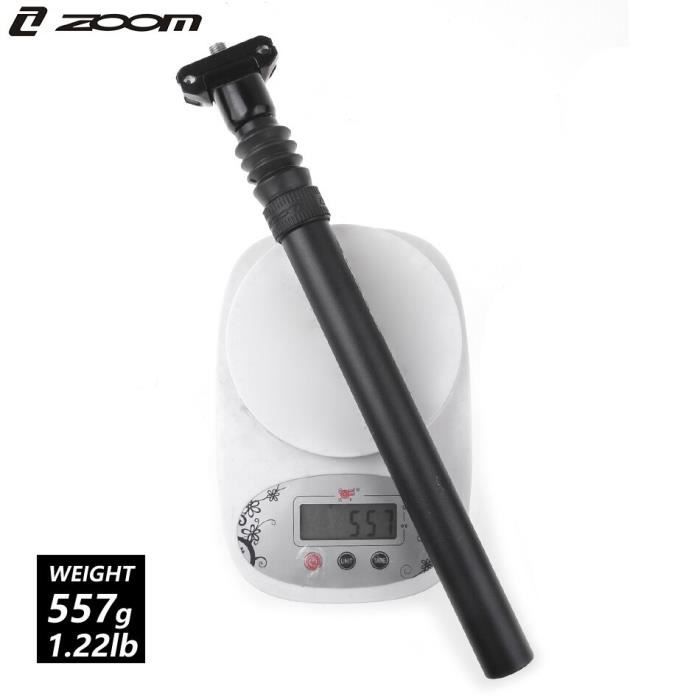 Tube de selle amortisseur de suspension, tige de selle de vélo électrique, vélo pliant, tige de selle en alliage d'aluminium, 28.6/31.8/34MM * 300/350/500/550MM 18 Tube de selle amortisseur de suspension, tige de selle de vélo électrique, vélo pliant, tige de selle en alliage d'aluminium, 28.6/31.8/34MM * 300/350/500/550MM 18