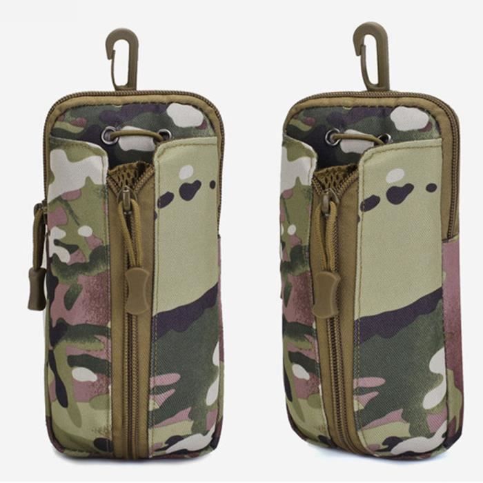 Pochette Tactique IDOGEAR Pour Bouteille D'eau - Camouflage - Fixation MOLLE