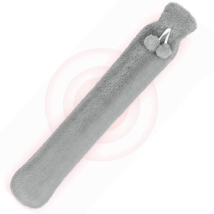 Bouillotte Eau Chaude 2L En Peluche Singe - Doudou Chauffant Amovible, Longue 80cm Pour Dos, Ventre, Épaules