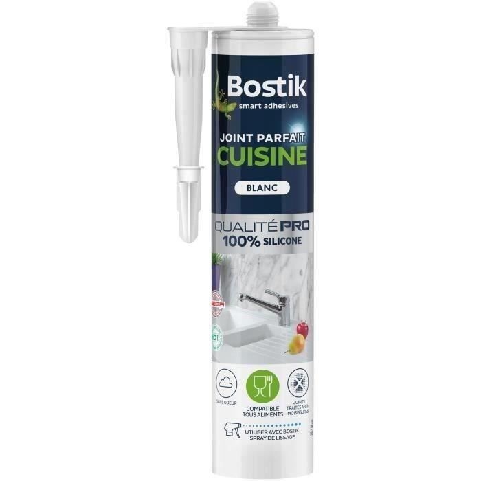 BOSTIK Joint parfait cuisine blanc cartouche - 280 ml