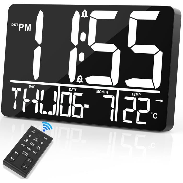 ROM Alarme De Calendrier Numérique Horloge De Jour Numérique 15 Pouces ROM Alarme De Calendrier Numérique Horloge De Jour Numérique 15 Pouces