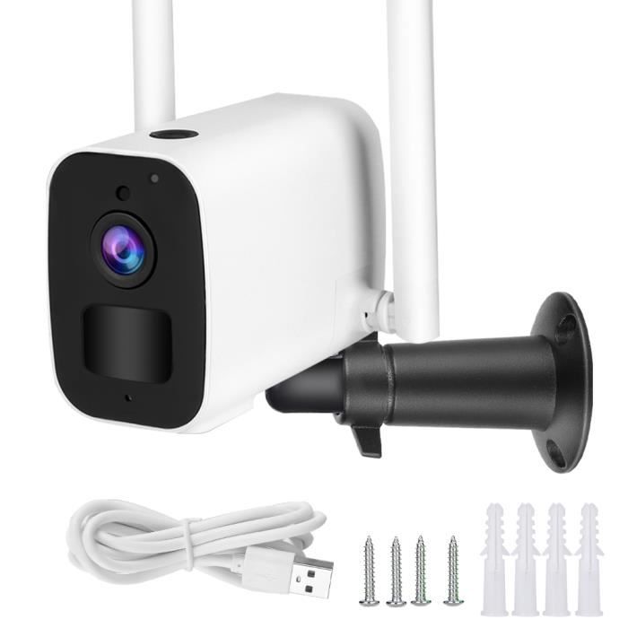 Caméra De Surveillance Sans Fil WiFi - 1080p HD, Vision Nocturne, Mini Caméra CCTV