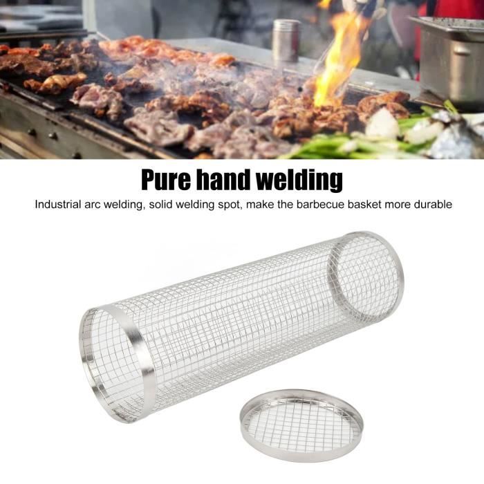 4 Supports à Saucisses + Pinceau à Huile | Accessoire Barbecue Inox - Cadeau Pour Amateurs De Grillade