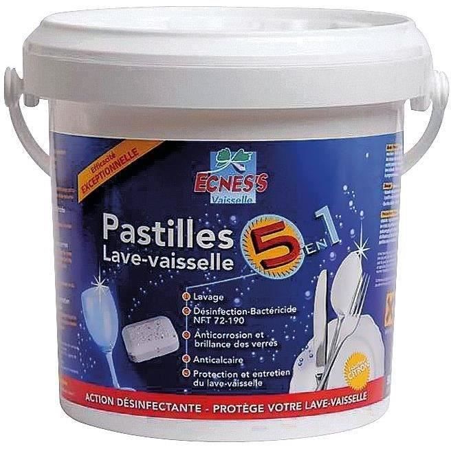 Pastille de lavage 5 en 1 pour lave-vaisselle x25