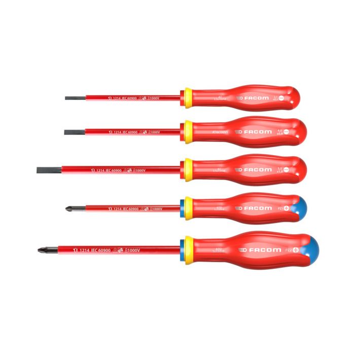 FACOM Jeu 5 Tournevis Protwist Isolés - vue 2