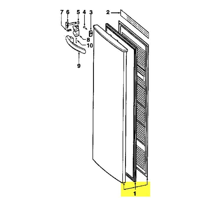 Porte Congelateur Brandt Ul2210