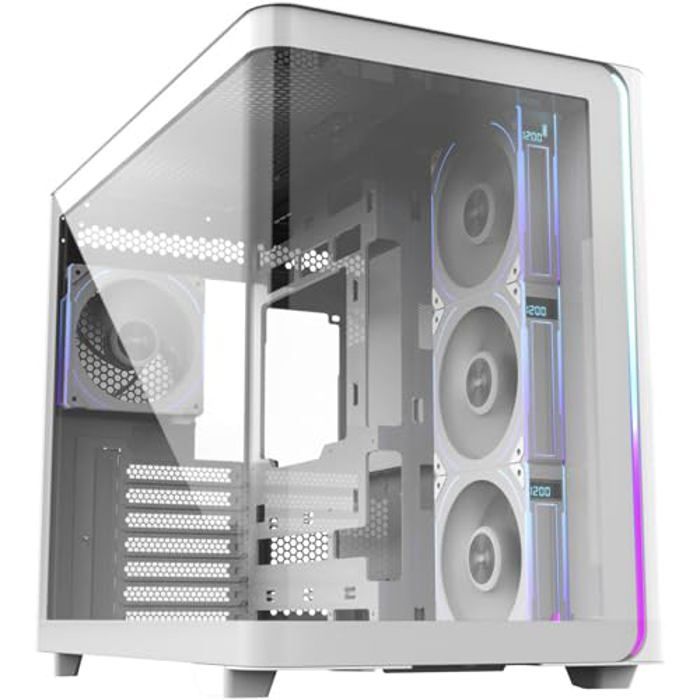 Boîtier PC FSP M580 WP Plus Midi Tower ARGB Verre Trempé - vue 2