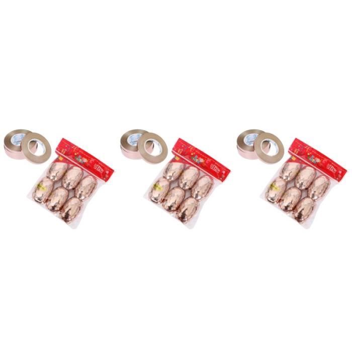 12 Rouleaux Rubans De Curling, 5 Mm X 10m Arc-en-Ciel Ruban Curling Attache Ballon, Bricolage Artisanat Rubans Curling Pour Emballage Cadeau Décoration De Mariage Fête Gâteau Bouquet