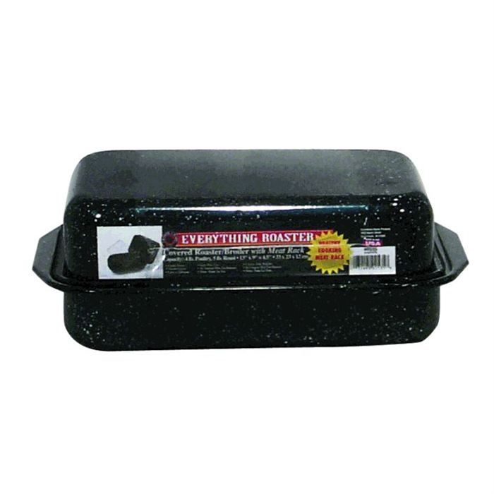 Graniteware grille ROASTER Cocotte ovale en acier carbon 38x26cm 0508+2006