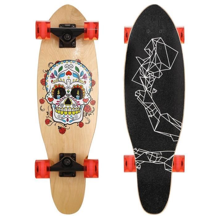 Skateboard Marvel Comics – Planche En Bois D'érable 9 Couches, Axe Alu, Roulements ABEC-7, Pour Fans De Super-héros !