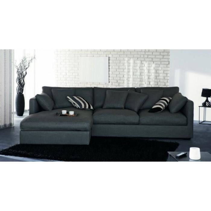 Canapé Dangle Gauche Convertible Gris Chicago Achat