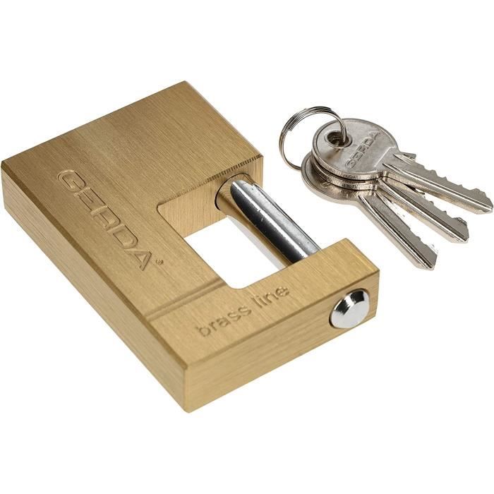 Cadenas à Tige En Fonte KOTARBAU – 60 Mm, Antvol Automatique, Résistant Aux Coupures Et Intempéries