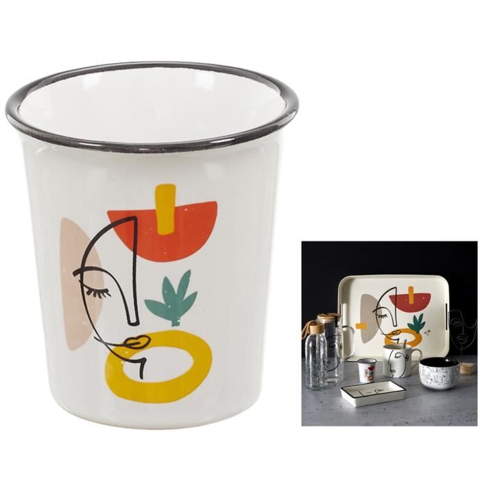 Lot de 2 tasses en porcelaine (32 cl) Bandini - SKLUM