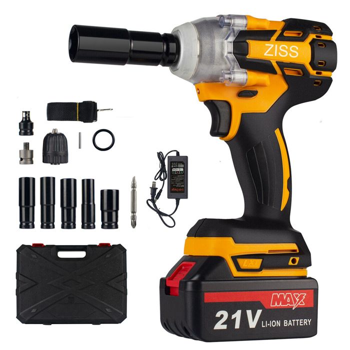 Clé à Chocs Sans Fil Brushless: 650Nm Boulonneuse à Choc Electrique