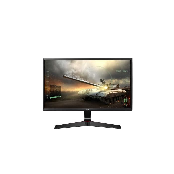 LG 24MP59G-P Ecran PC LED IPS - 24'' - 1920 x 1080 - 250cd/m² - 1ms (avec Motion Blur Reduction) - Noir - VGA, HDMI, DP