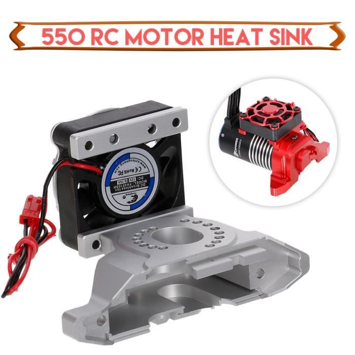 Dissipateur Thermique Latéral Integy Rouge Pour Moteur 540/550 - 36mm - Refroidissement RC